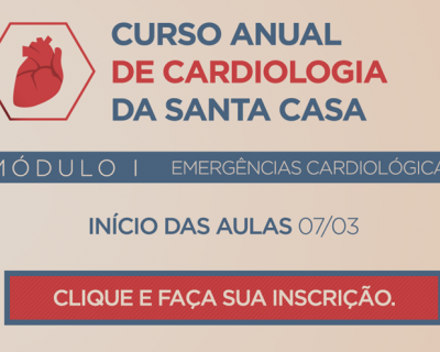Abertas inscrições para módulo 1 do Curso Anual de Cardiologia da Santa Casa (19/02/2018 12:41:53)