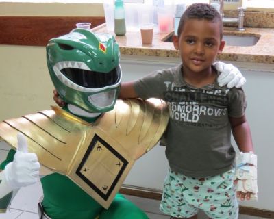 Ranger Verde visita crianças e adultos internados na Santa Casa (29/01/2015 08:24:17)